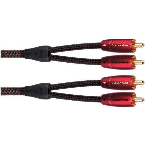 Кабель межблочный AudioQuest Golden Gate 5.0m RCA-RCA артикул 115648FV-1