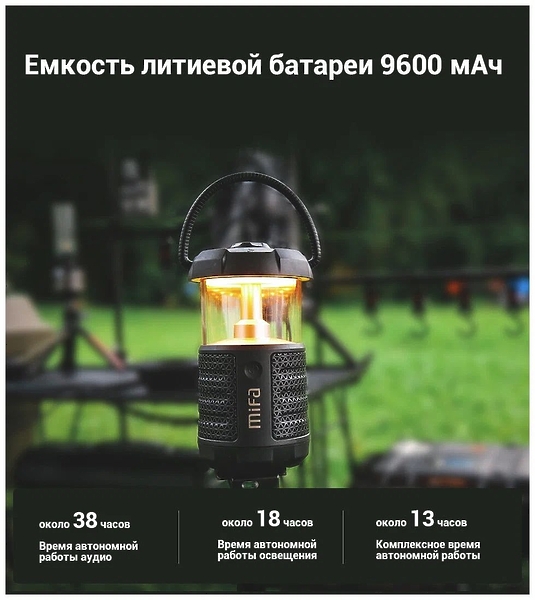 Беспроводная Outdoor колонка MIFA WildCamping Brown артикул 317986Si-1 фото 7