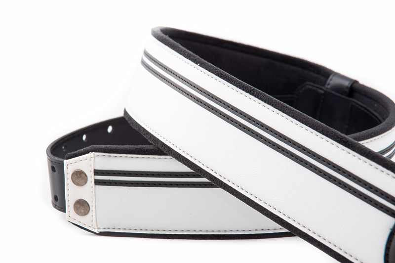 Ремень для гитары RightOn Straps Mojo Race B&W артикул 331617Si-1 фото 4