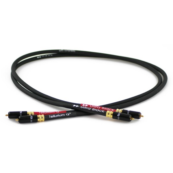 Кабель межблочный аудио Tellurium Q  Ultra Black RCA 2.5m артикул 189352Si-1