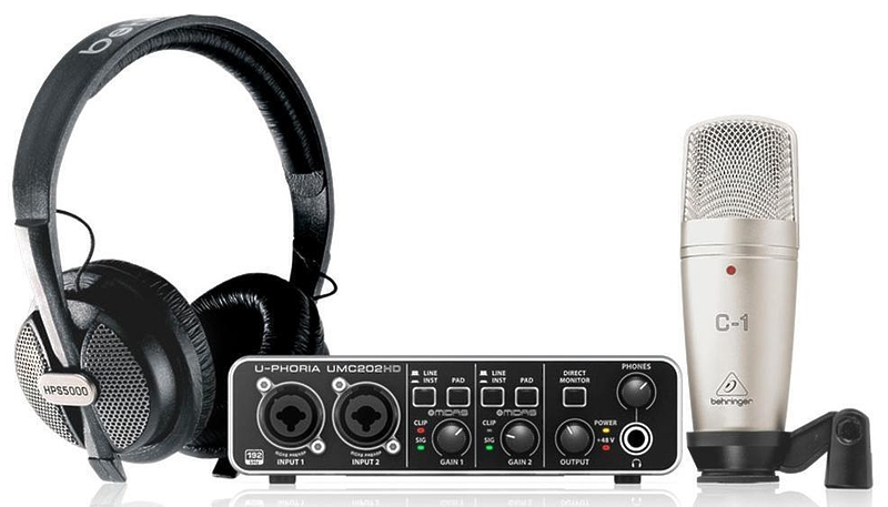 Комплект для звукозаписи Behringer U-Phoria Studio PRO артикул 219481Si-1
