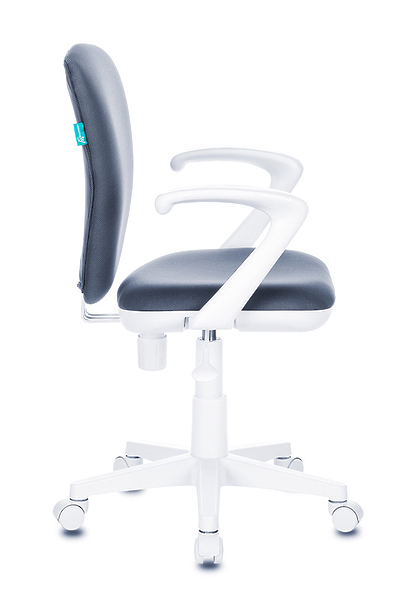 Кресло Бюрократ KD-W10AXSN/26-25 (Children chair KD-W10AXSN grey 26-25 cross plastic plastik белый) артикул 263306Si-1 фото 4
