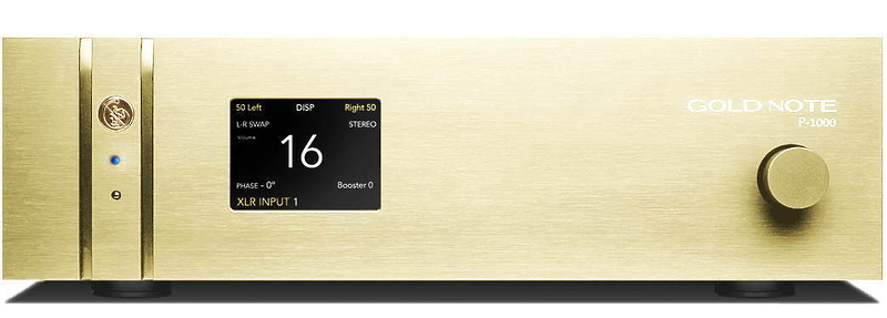 Предварительный усилитель Gold Note P-1000 MKII gold артикул 251511Si-1 в интернет-магазине «HiFiRussia»