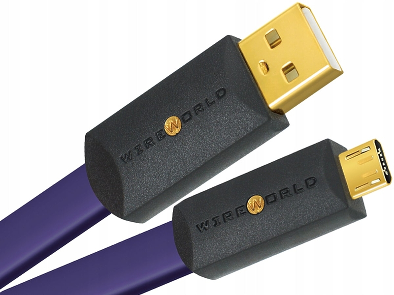 USB-кабель Wire World Ultraviolet 8 USB 2.0 (A to Micro B) Flat Cab 2.0м артикул 222224Si-1