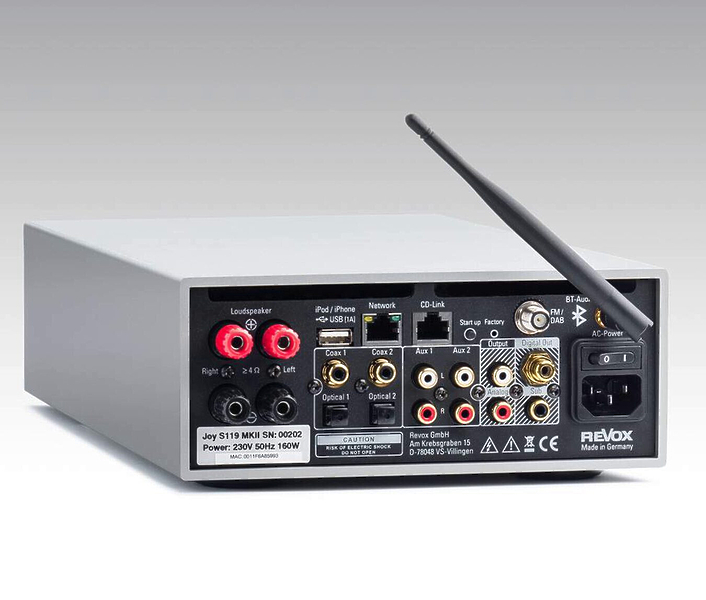 Сетевой аудио проигрыватель Revox Joy S119 MKII silver/black артикул 203282Si-1 фото 3