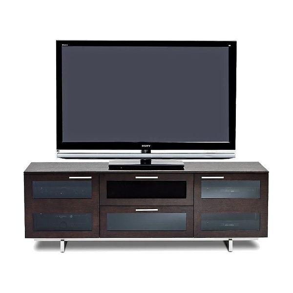 Стойка 3-секционная под телевизор BDI Avion Chocolate Walnut (8927) артикул 171854Si-1