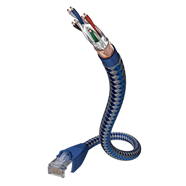 Кабель In-Akustik Premium CAT6 Ethernet Cable 100 m SF-UTP AWG 24 артикул 267451Si-1