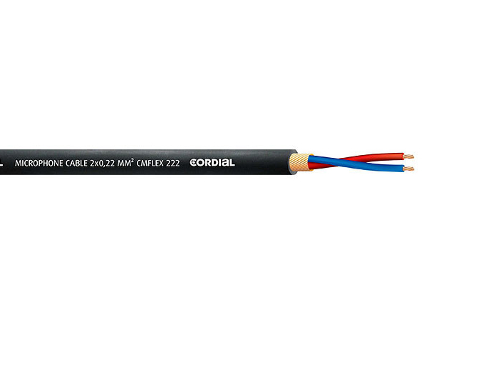 Микрофонный кабель Cordial CMK 222 FLEX BLACK артикул 300441Si-1