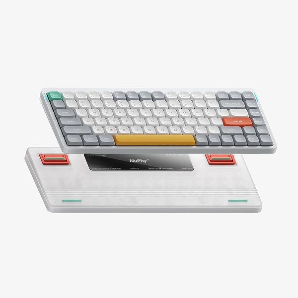 Беспроводная механическая клавиатура Nuphy AIR75v2 Ionic White, Red Switch артикул 315337Si-1 фото 4