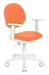 Кресло Бюрократ CH-W356AXSN/15-75 (Children chair Ch-W356AXSN orange 15-75 cross plastic plastik белый)