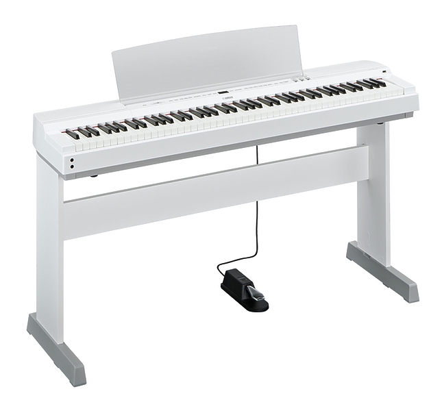 Клавишный инструмент Yamaha P-255WH артикул 136547Si-1 фото 4