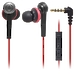 Наушники Audio Technica ATH-CKS55i black/red