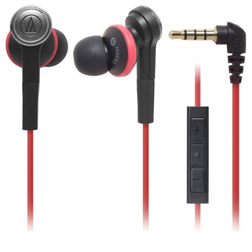 Наушники Audio Technica ATH-CKS55i black/red артикул 214869FV-1