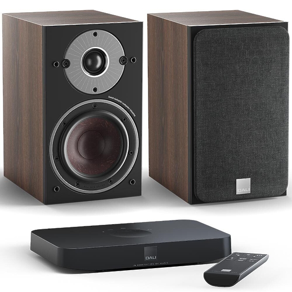 Комплект Dali Oberon 1 C Dark Walnut + Sound Hub Compact артикул 229910Si-1