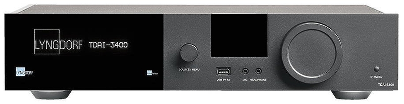 Стереоусилитель Lyngdorf TDAI-3400 HDMI ADC black артикул 185212Si-1