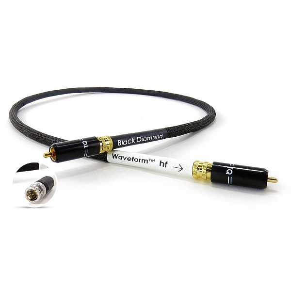 дубль Кабель межблочный аудио Tellurium Q Black Diamond Waveform HF Digital RCA / BNC 2.0m артикул 189474Si-1