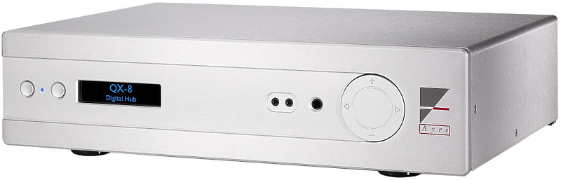 Цифровой хаб Ayre QX-8 Full Silver артикул 254236Si-1 в интернет-магазине «HiFiRussia»