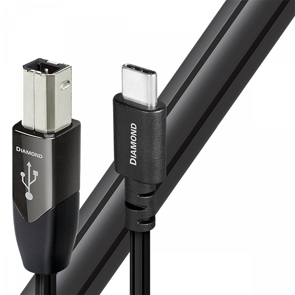Кабель AudioQuest Diamond USB-C - USB-B, 0.75 м артикул 219913Si-1