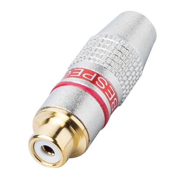 Разъем RCA Bespeco FMRCAR Silver/Red артикул 257386Si-1