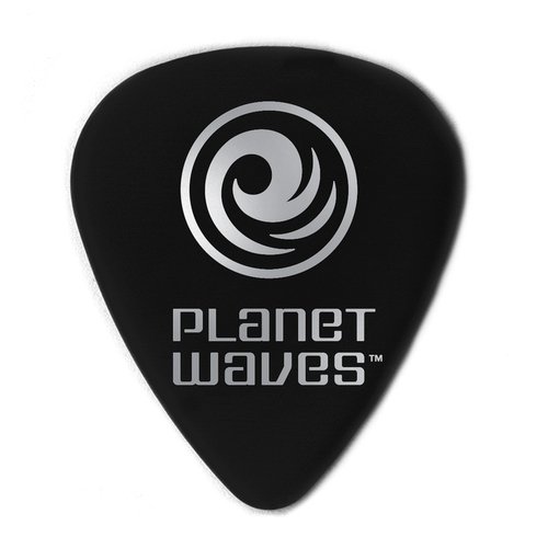 Медиаторы Planet Waves 1CBK6-25 Celluloid, Standard Shape, Heavy (1 мм), Black 25 шт артикул 290880Si-1
