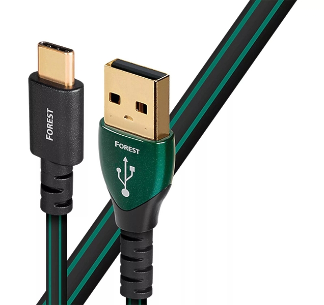 Кабель AudioQuest Forest USB-A - USB-C 5.0m артикул 191577Si-1