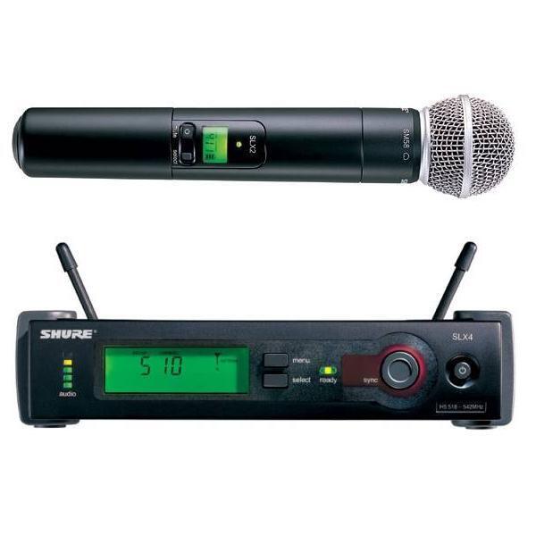 Радиосистема Shure SLX24E/SM58 P4 702 - 726 MHz артикул 160082Si-1