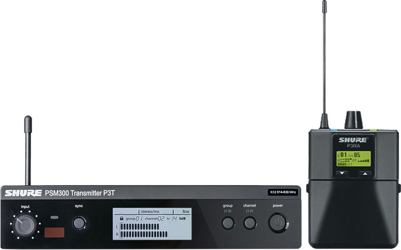 Приемник Shure P3RA K12 614 - 638 MHz артикул 144528Si-1 фото 5