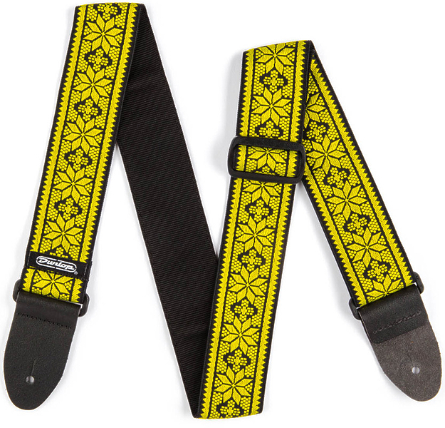 Ремень для гитары Dunlop D6702YE Jacquard Fillmore Yellow артикул 279667Si-1