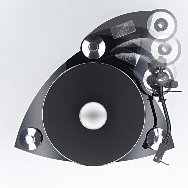 Проигрыватель винила Transrotor Crescendo Nero (preparing for TR800-S) артикул 149639Si-1 фото 5