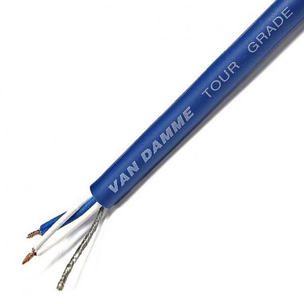 Кабель микрофонный Van Damme квадропольный туровый Tour Grade Classic XKE синий (268-027-060) артикул 303819Si-1