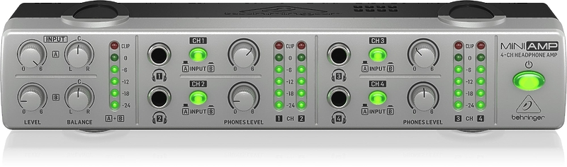 Микшер-усилитель Behringer AMP800 V2 артикул 315270Si-1 фото 3