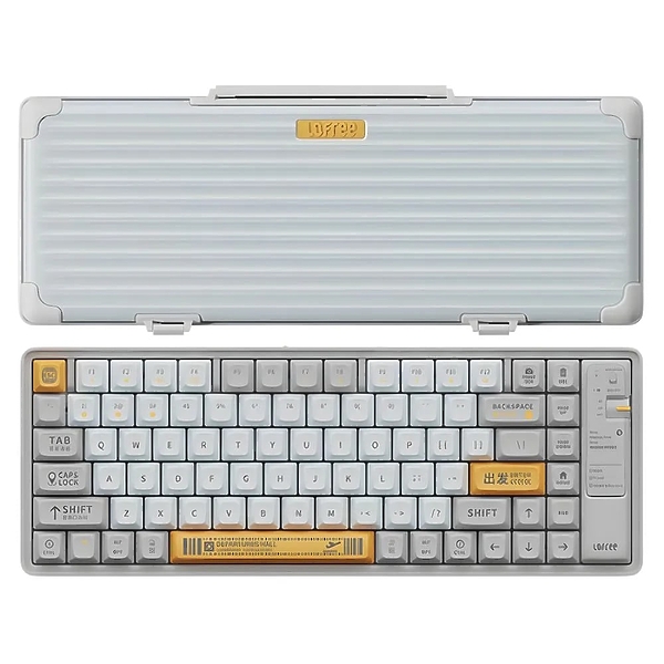 Беспроводная механическая клавиатура LOFREE OE901 Bluetooth Wanderfree Grey артикул 330592Si-1 фото 6