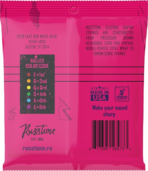 Струны для электрогитары Russtone ENP9-46 артикул 334309Si-1 фото 3