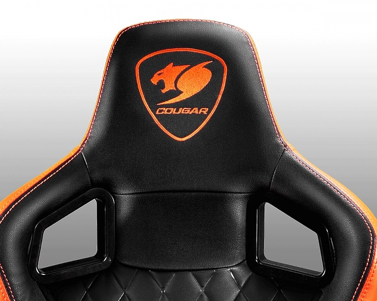 Кресло компьютерное игровое Cougar ARMOR S Black-Orange артикул 312568Si-1 фото 8