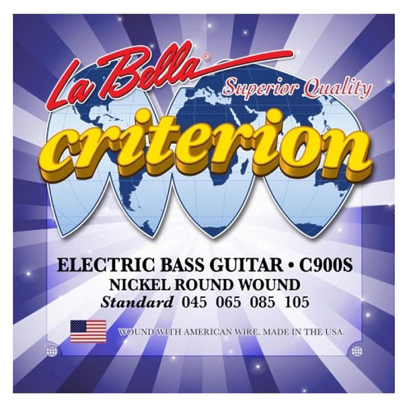 Струны для бас-гитары La Bella C900S артикул 291189Si-1
