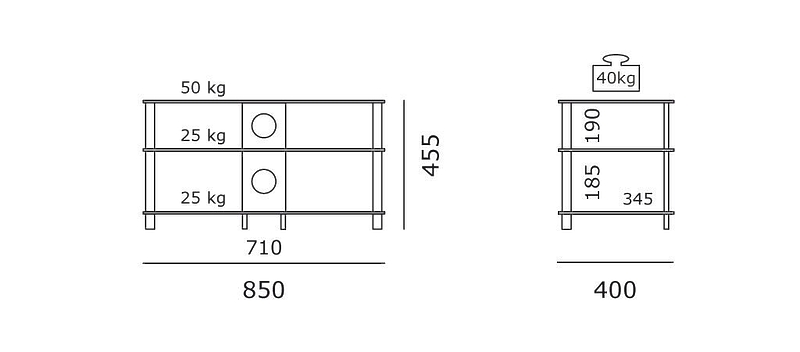 Just Racks JRP850-KG артикул 338474SI-1 фото 4