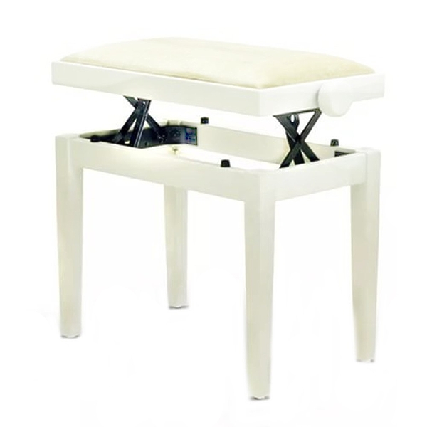 Банкетка Hidrau BG27 White Gloss (L25) артикул 280703Si-1