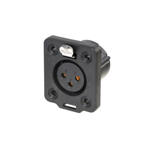 Разъем Neutrik NC3FDX-TOP артикул 283579Si-1