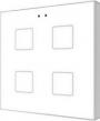 Выключатель сенсорный Zennio ZVI-F4-GW KNX Flat F4, 4-кнопочный, LED индикация, 2хAI/DI, термостат, датчик температуры, датчик приближения, пластиковая рамка, 81х81х9мм, в уст. коробку, цвет глянцевый белый артикул 206503Si-1