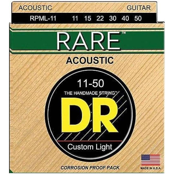 Струны для акустической гитары DR RPML-11 Rare артикул 291543Si-1