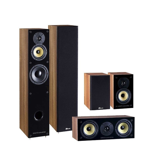 Комплект акустики Davis Acoustics Balthus Set 5.0 american walnut (50+30+10) артикул 175846Si-1