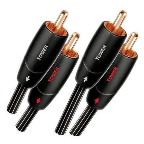 Межблочный аудио кабель AudioQuest Tower 2RCA-2RCA, 8.0 м артикул 203358Si-1