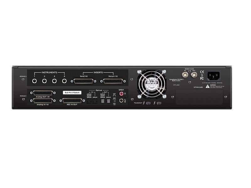 Звуковая карта APOGEE Symphony I/O MKII Thunderbolt 8x8+8MP артикул 147234Si-1 фото 3