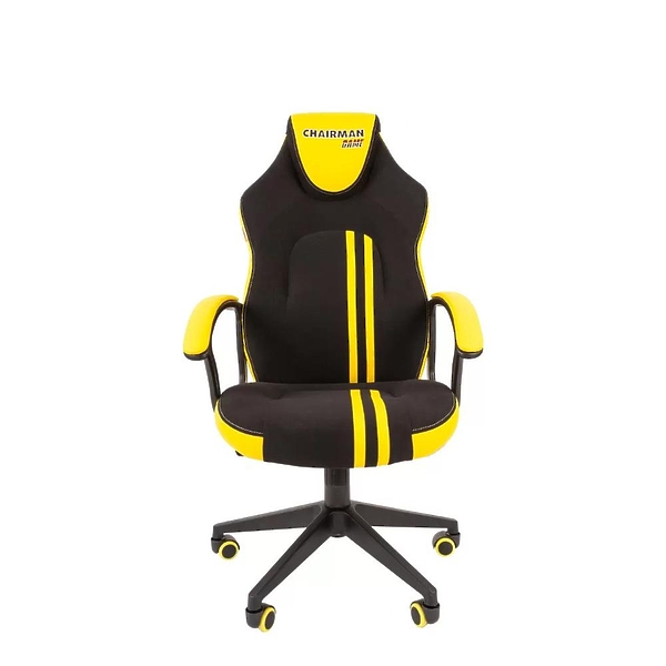 Кресло игровое Chairman game 26 00-07053960 Black/Yellow артикул 269969Si-1 фото 3
