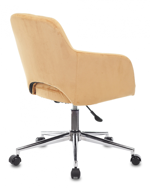 Кресло Бюрократ CH-380SL/9AMBER (Office chair CH-380SL amber Italia 9 cross metal хром) артикул 263380Si-1 фото 5