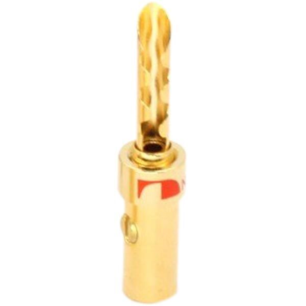 Коннектор Synergistic Research Gold Screw-On Bananas (Red) артикул 246835Si-1