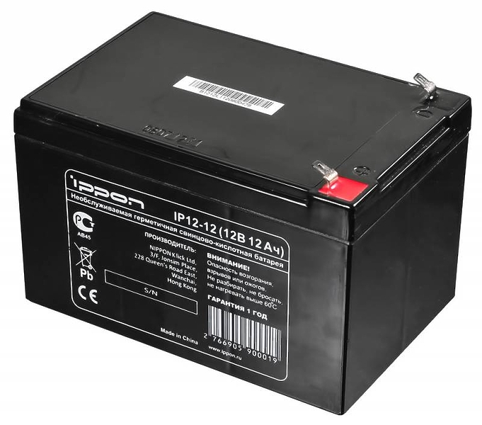 Батарея Ippon IP12-12 артикул 268243Si-1