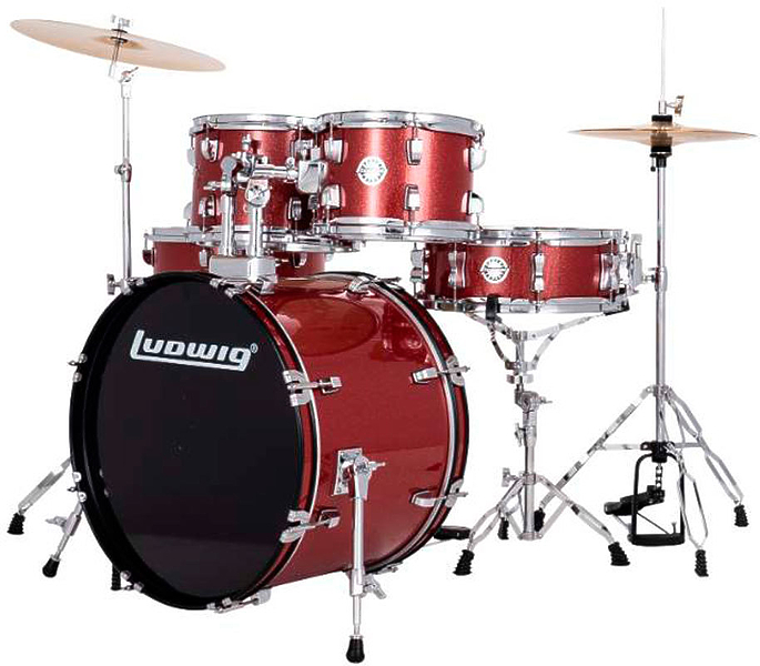 Ударная установка Ludwig LC19514 Accent Drive артикул 277262Si-1 фото 3