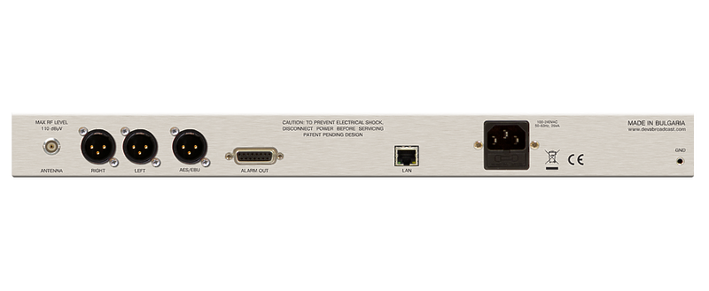 Мониторинговый тюнер DEVA Broadcast DB3010 FM Radio & IP артикул 218683Si-1 фото 3