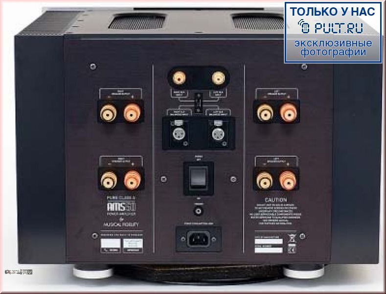 Усилитель звука Musical Fidelity AMS50 black артикул 327555FV-1 фото 3